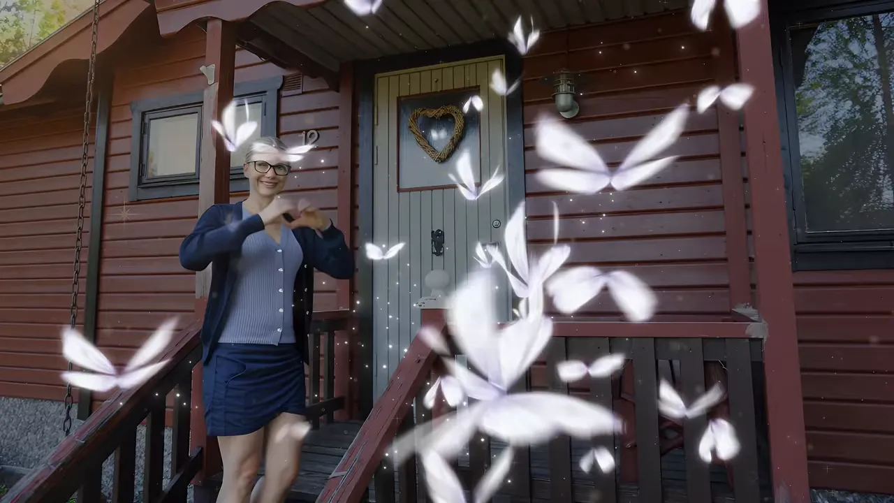 Sie ziehen zusammen von der Stadt auf das Land.